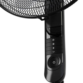 16" Pedestal Fan with 4 Fan Modes and Remote Control - Black