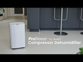 OmniDry 12L Quiet Dehumidifier with Max Extraction and Smart App Control