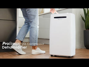 20L Dehumidifier with Max Extraction and Laundry Mode