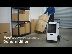 50L Industrial Dehumidifier - Black