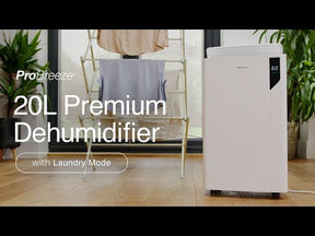 Refurbished - 20L Premium Dehumidifier with Special One-Click Laundry Mode