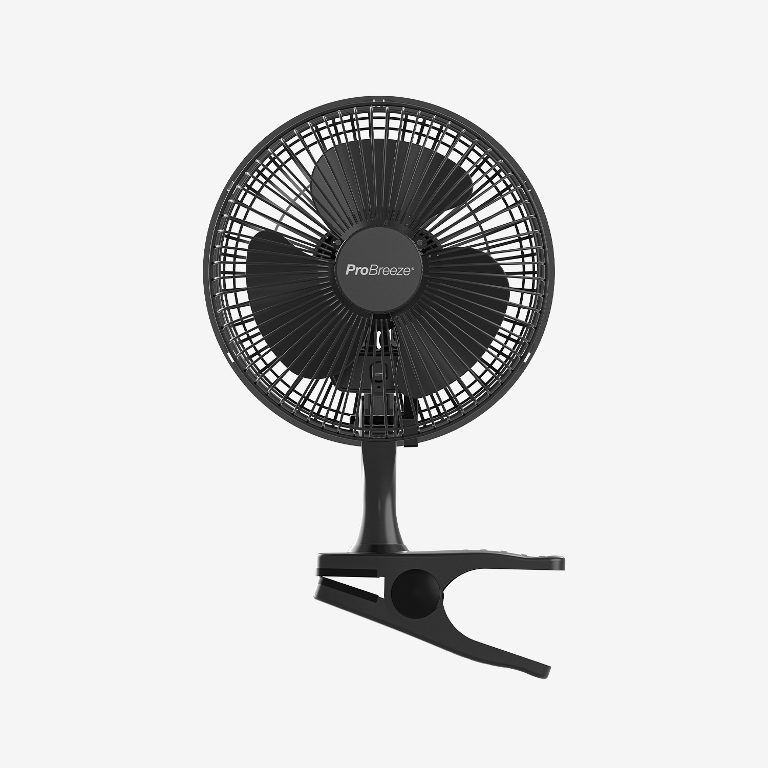 6" Mini Clip Fan - Ultra Quiet & High Power - Black