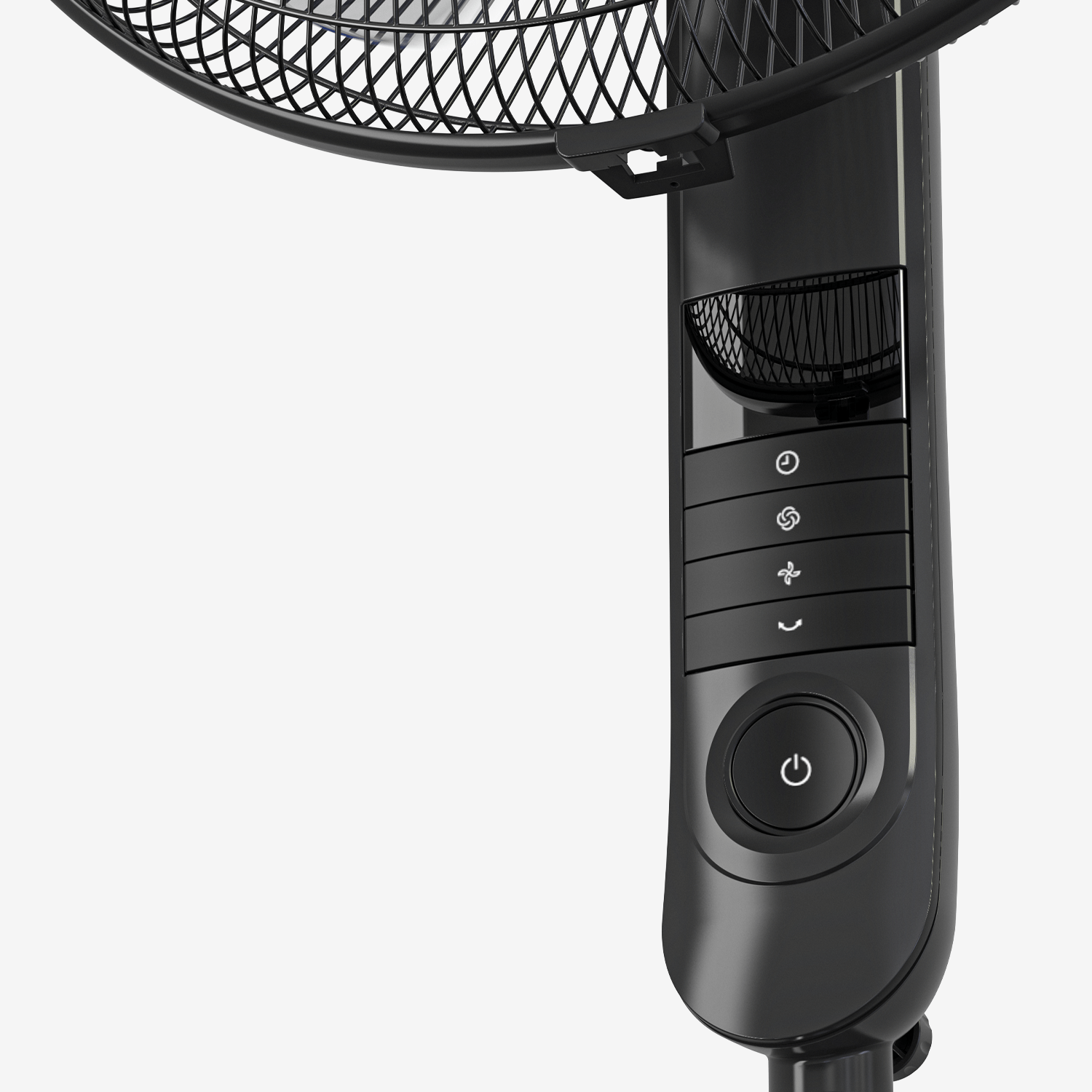16" Pedestal Fan with 4 Fan Modes and Remote Control - Black