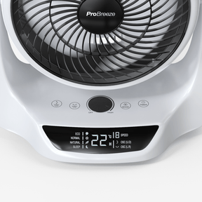 10” DC Air Circulator Fan with Automatic Oscillation & Remote Control