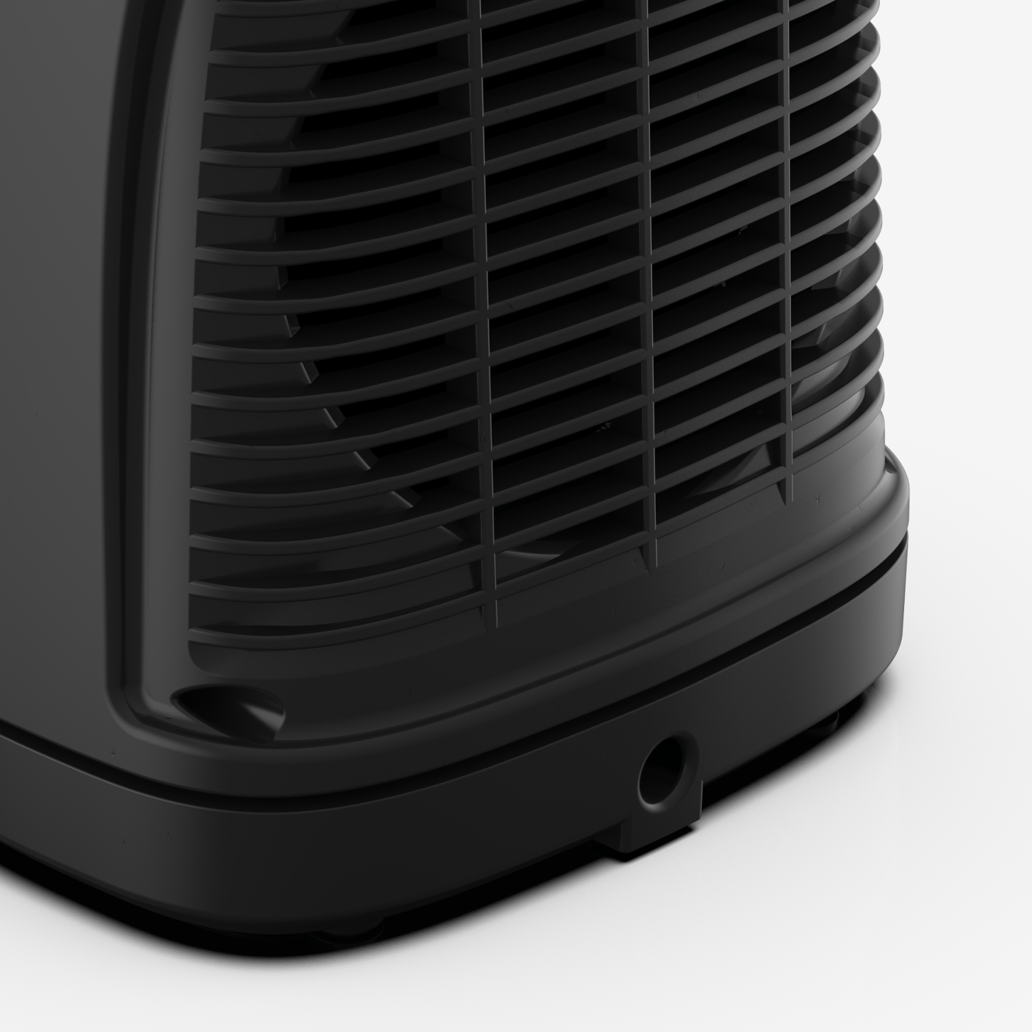 1800W Mini Ceramic Fan Heater - Black