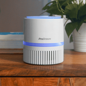 3-in-1 Mini Air Purifier with True HEPA Filter & Negative Ioniser