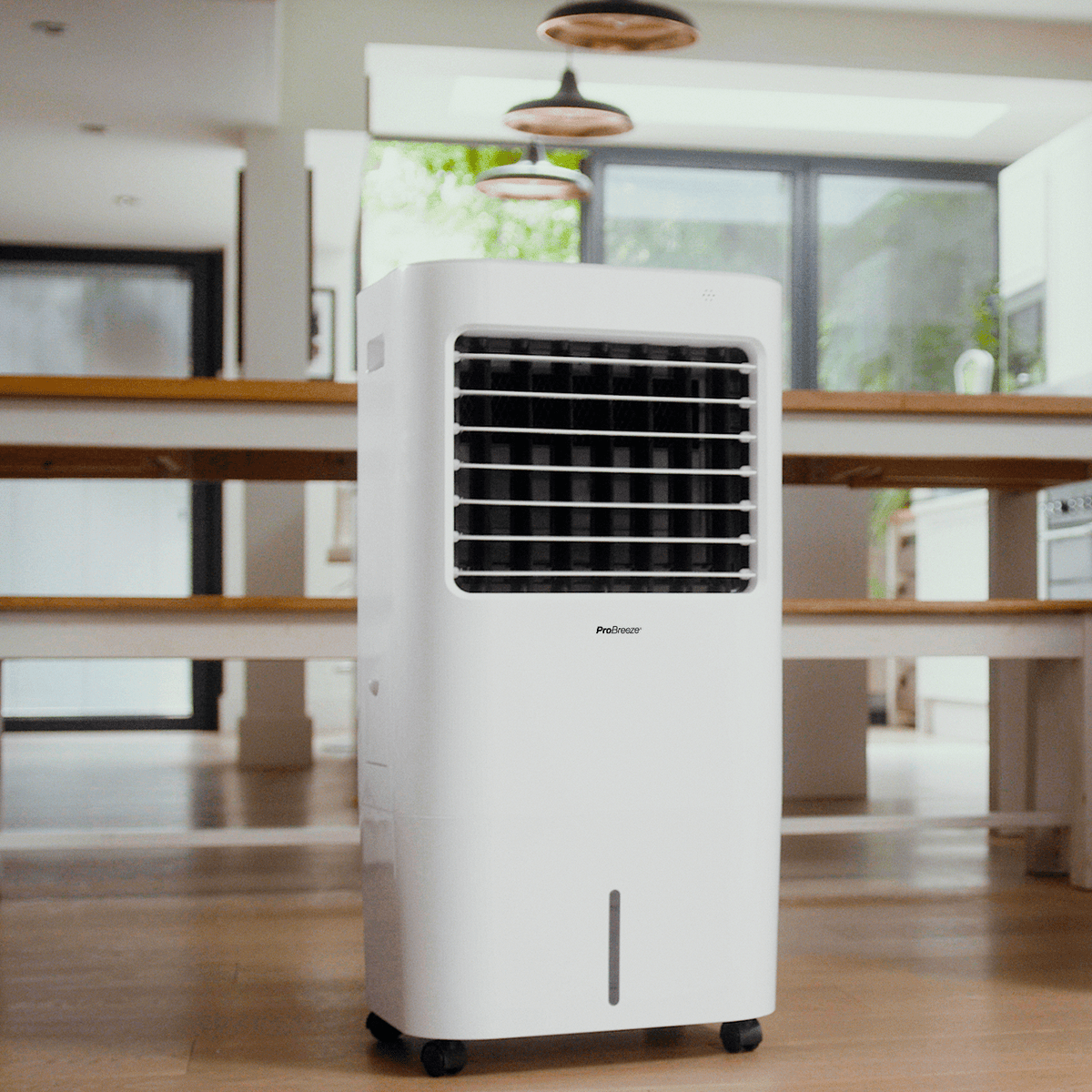 10L Portable Air Cooler with 4 Operational Modes, 3 Fan Speeds, LED Display & Remote Control