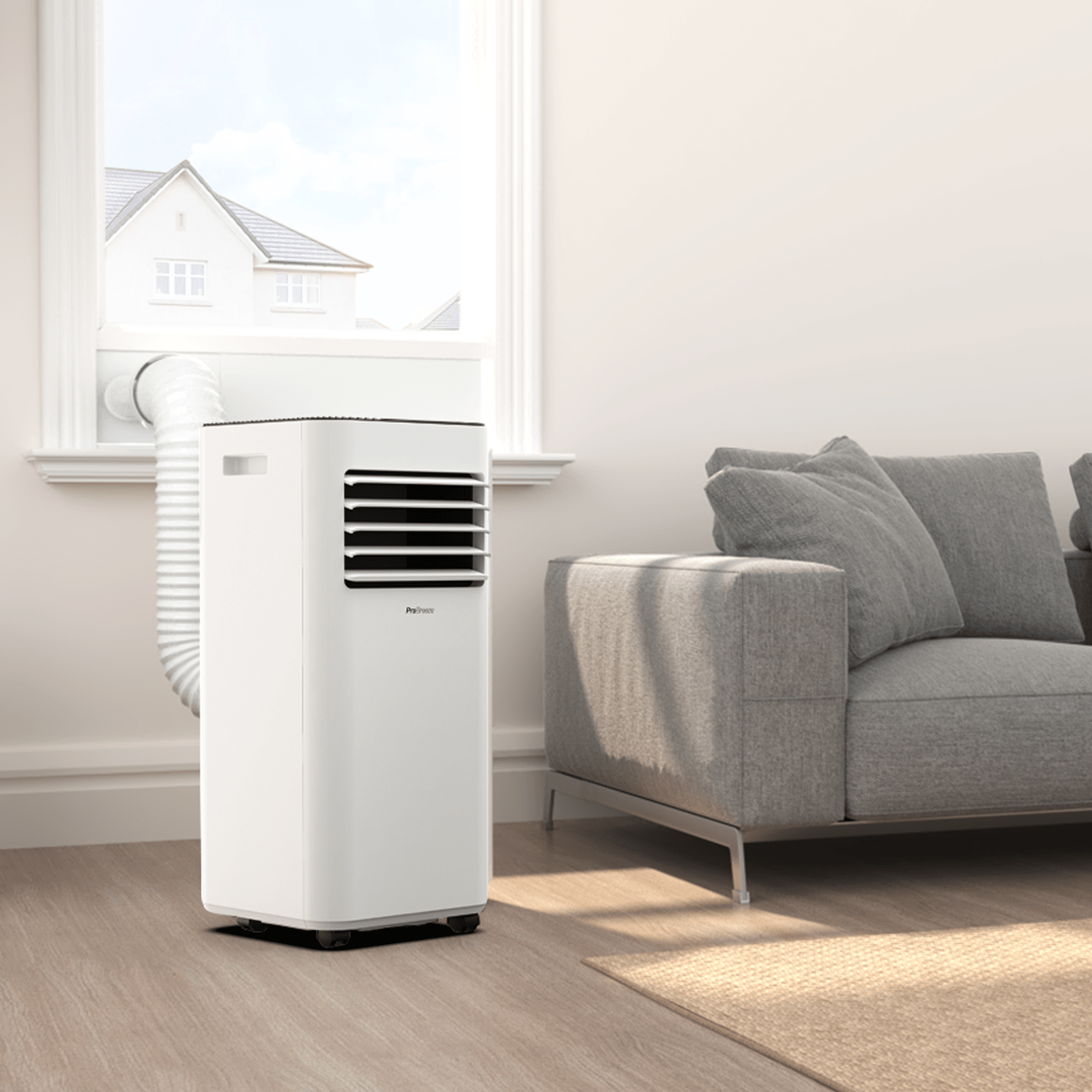 7000 BTU 4-in-1 Portable Air Conditioner with Dehumidification Function